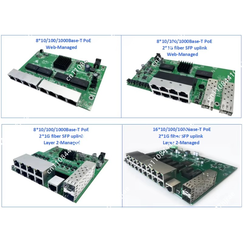 4 8 16 24 Port Gigabit Managed - đánh giá và giá Managed Gigabit Poe Switch 8 Port 802.3At