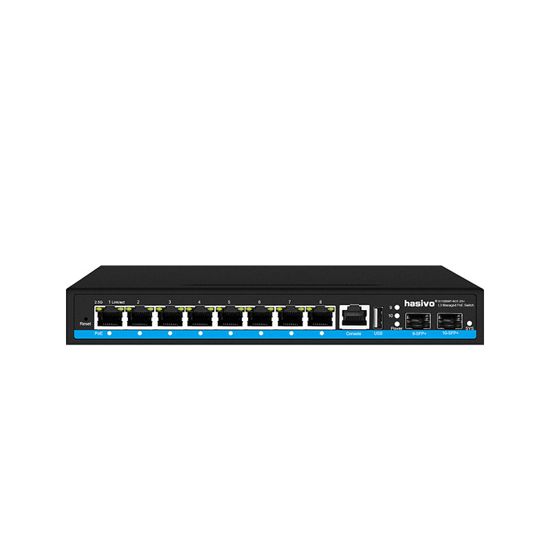8 Port L3 Managed 2.5Gps PoE O - đánh giá và giá Sfp+ 10G Managed Switch 8 Port