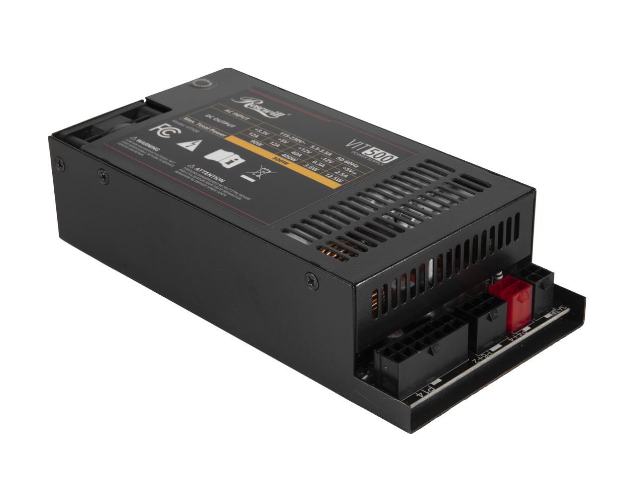 Rosewill VIT 500W, Mini ITX/Fl - đánh giá và giá Atx Power Supply 1U Flex 500W