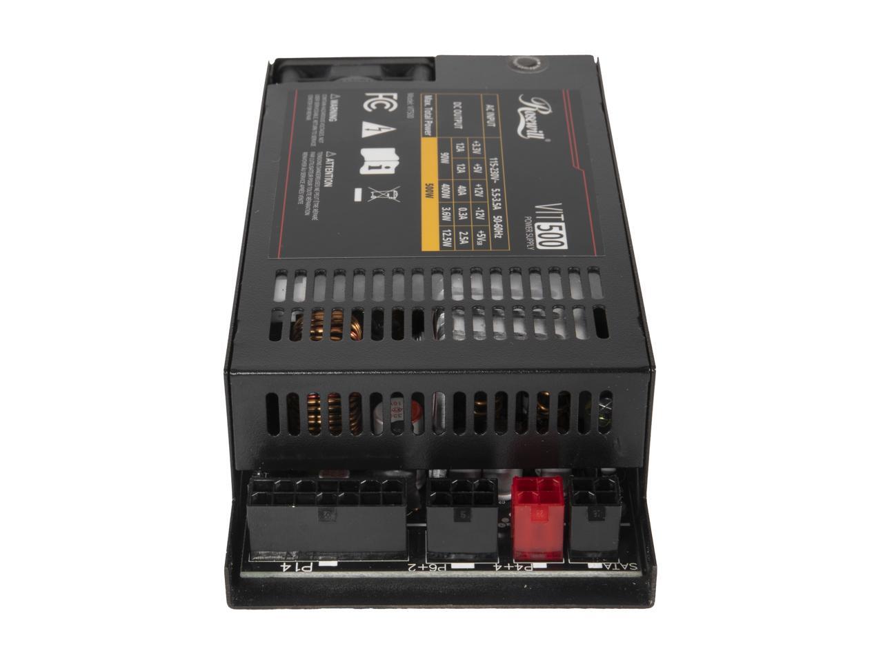 Rosewill VIT 500W, Mini ITX/Fl - đánh giá và giá Atx Power Supply 1U Flex 500W