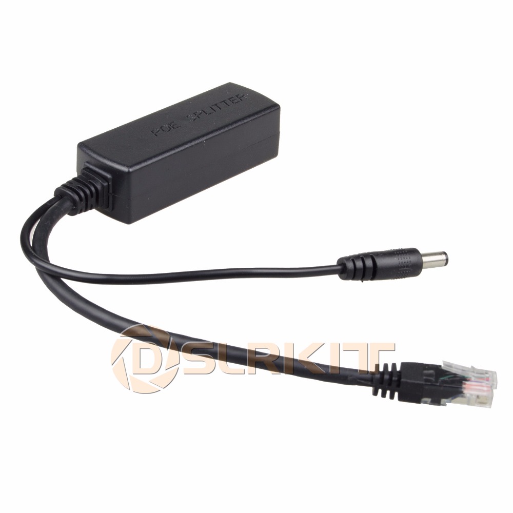 DSLRKIT Gigabit Hoạt Động PoE  - đánh giá và giá Active Poe Splitter Gigabit 12V 2A