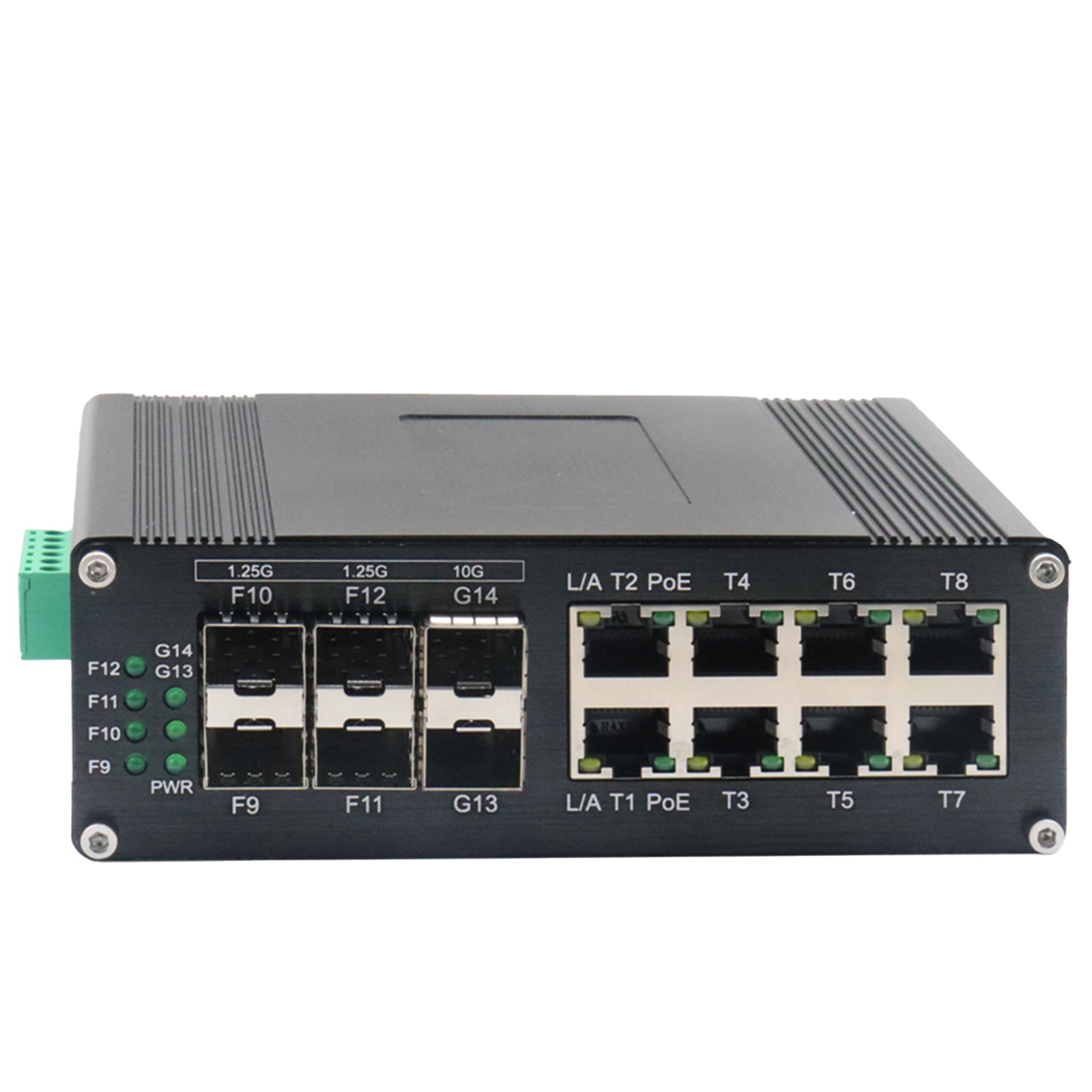 Industrial Ethernet Switch Gig - đánh giá và giá Managed Gigabit Poe Switch 8 Port 802.3At
